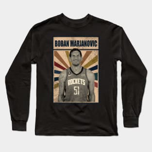 Houston Rockets Boban Marjanovic Long Sleeve T-Shirt